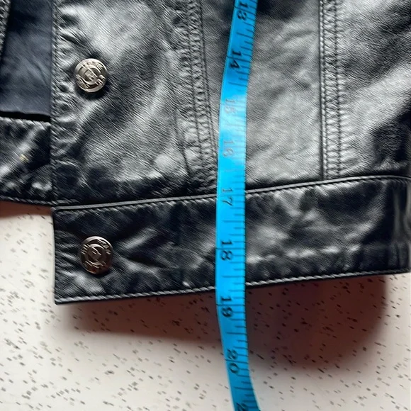 Polo Ralph Lauren Black Leather Jacket - Picture 5 of 9